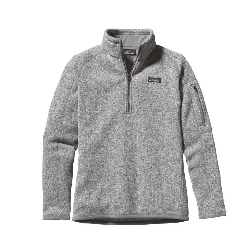 Patagonia Women's Quarter Zip Gray Better Sweater